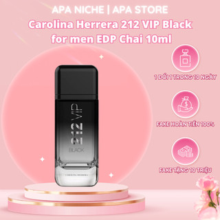Nước Hoa Nam Carolina Herrera 212 Vip Black EDP Chai 10ml, Lôi cuốn nhưng vô cùng ấm áp