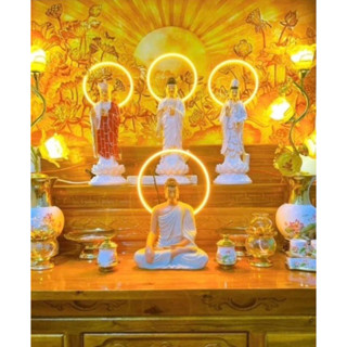  Vòng đèn led trang trí thờ phật có kèm bộ nguồn thanh nhôm ốc nguồn xịn,giá rẻ đủ màu 