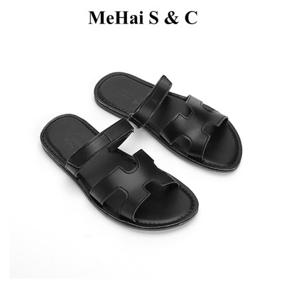 MHN04 - Dép Lê Nữ  Thời Trang Mehai S & C  Quai Chéo Da PU Cao Cấp Đế Cao Su Chống Trơn