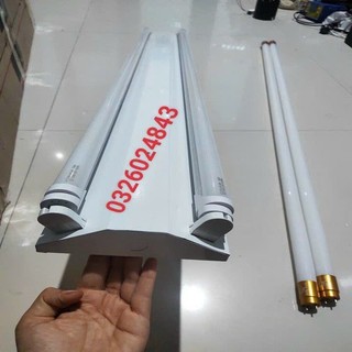 Máng đèn chữ V 1.2m 2 bóng- MÁNG ĐÔI CÔNG NGHIỆP VSHAP