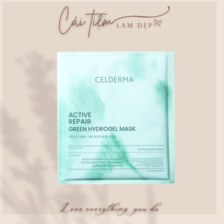 Mặt Nạ Tảo Xoắn Dạng Thạch Celderma Active Repair Green Hydrogel Mask 30g