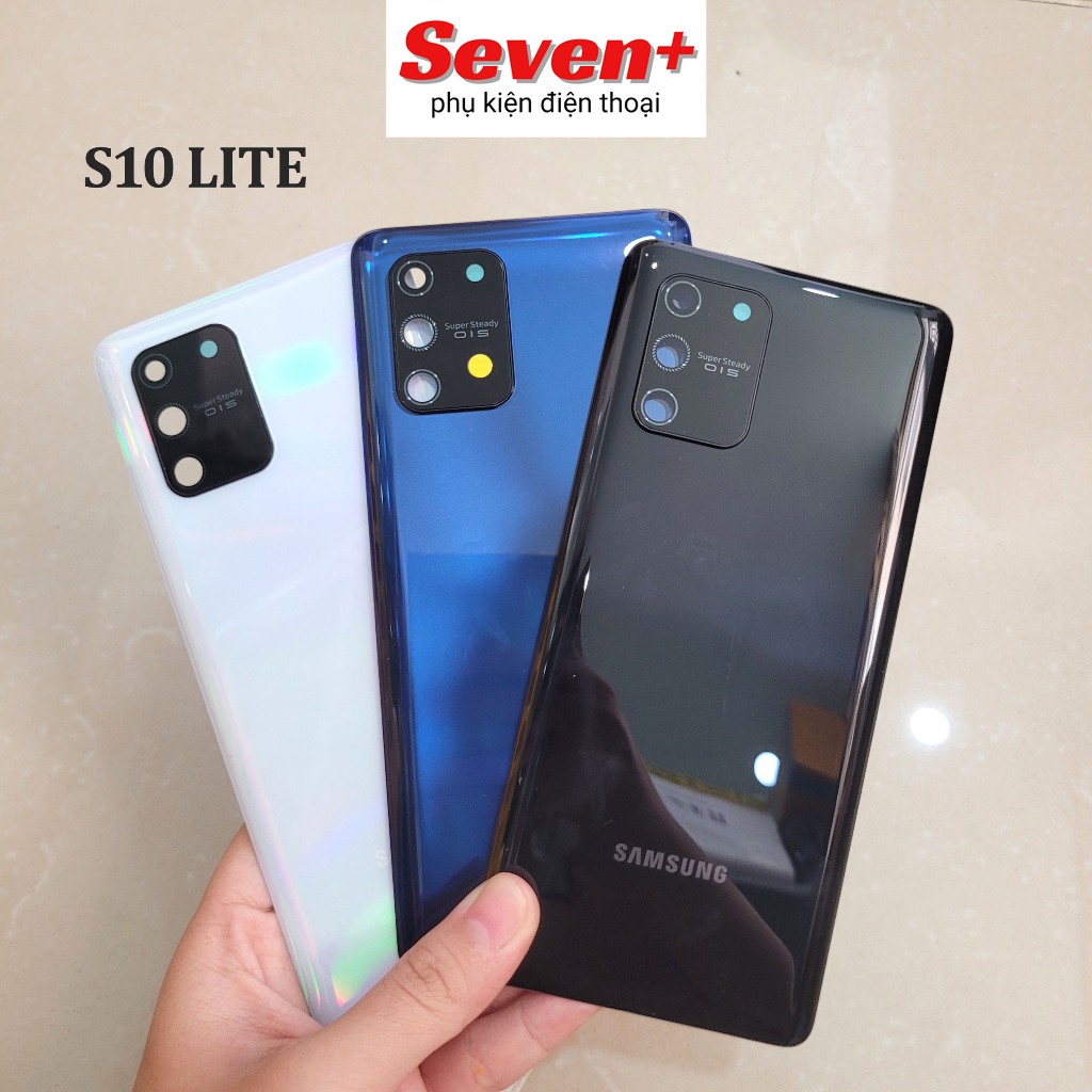 Nắp lưng Samsung S10 Lite có kính camera mới, ron keo dán - S10 Lite