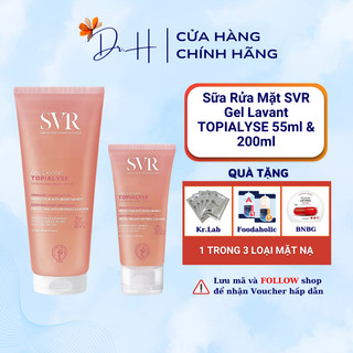 Sữa rửa mặt svr gel lavant topialyse 55ml - 200ml - 400ml