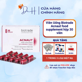 Viên Uống Biotrade Acnaut food supplement hộp 30 viên