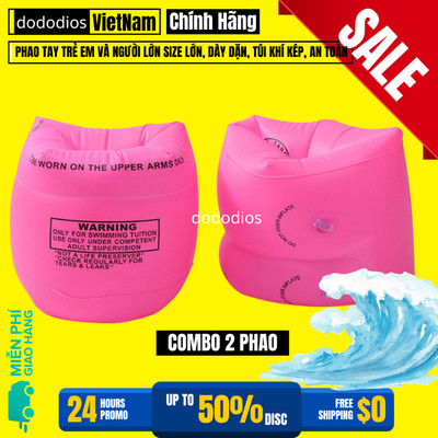 Phao Tay Tập Bơi Cho Trẻ Em Và Người Lớn Chọn Màu, Phao Bơi Cho Bé, Phao Tay Người Lớn 2 Chiếc Cao Câp
