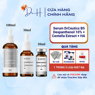 Serum drceutics b5 dexpanthenol 10% và serum b3 niacinamide 12% +nag 5% 30/100m