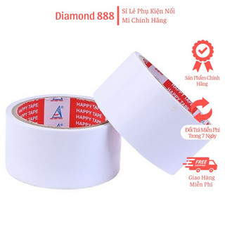 Băng dính simili nối mi cuộn to băng keo trắng