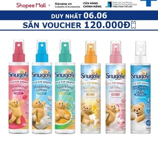 Xịt thơm quần áo Snuggle Nội địa Hàn Quốc 6 Mùi hương 150ml