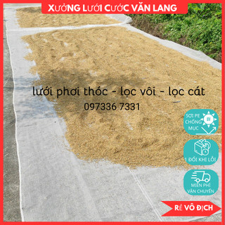 LƯỚI PHƠI THÓC SIÊU BỀN ,BẠT LƯỚI PHƠI NÔNG SẢN KÍCH THƯỚC 3M X 10M CƯỚC LOẠI 1 ZỊN BỀN DÙNG LÂU NĂM