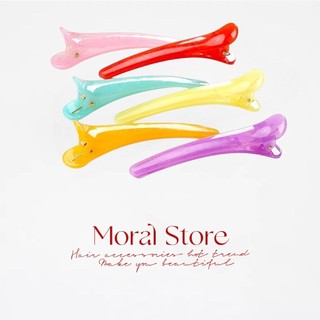 Kẹp tóc mỏ vịt thời trang Hàn Quốc Màu Sắc xinh xắn Moral
