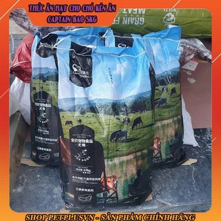 Bao Lớn Thức ăn hạt cho chó Captain 5kg và 20kg mix topping
