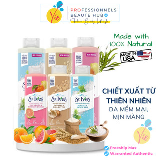 Sữa Tắm St.Ives Tẩy Tế Bào Chết Dịu Nhẹ Dưỡng Da 650mL