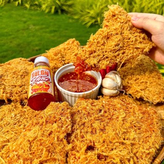 COMBO CƠM CHÁY TỨ VỊ: Cơm Cháy Đáy Nồi và Cơm Cháy Tép (Tặng Sốt Gỏi Thái & Bơ Hột Gà) Bếp Chè Thái