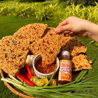 COMBO CƠM CHÁY TỨ VỊ: Cơm Cháy Đáy Nồi và Cơm Cháy Tép (Tặng Sốt Gỏi Thái & Bơ Hột Gà) Bếp Chè Thái