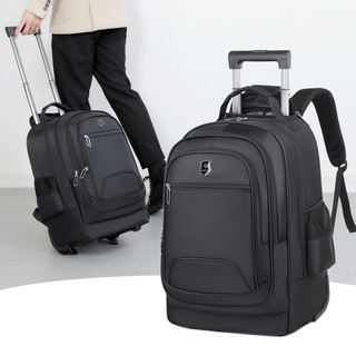 Balo tay kéo bánh xe đi làm đi học đi chơi balo tích hợp bánh xe balo đựng latop 17inch
