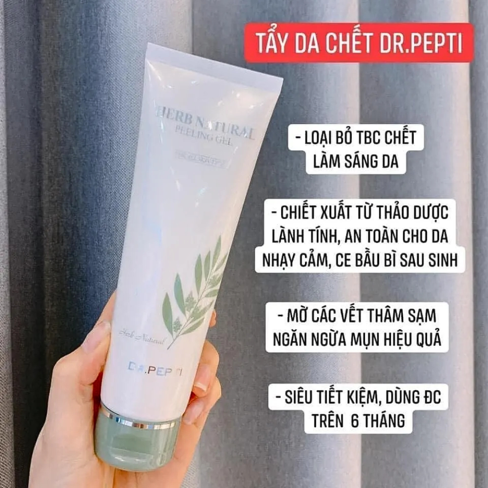 Tẩy Tế Bào Chết Dr Pepti Herb Natural Peeling Gel