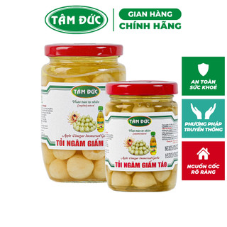 Tỏi ngâm giấm táo Tâm Đức