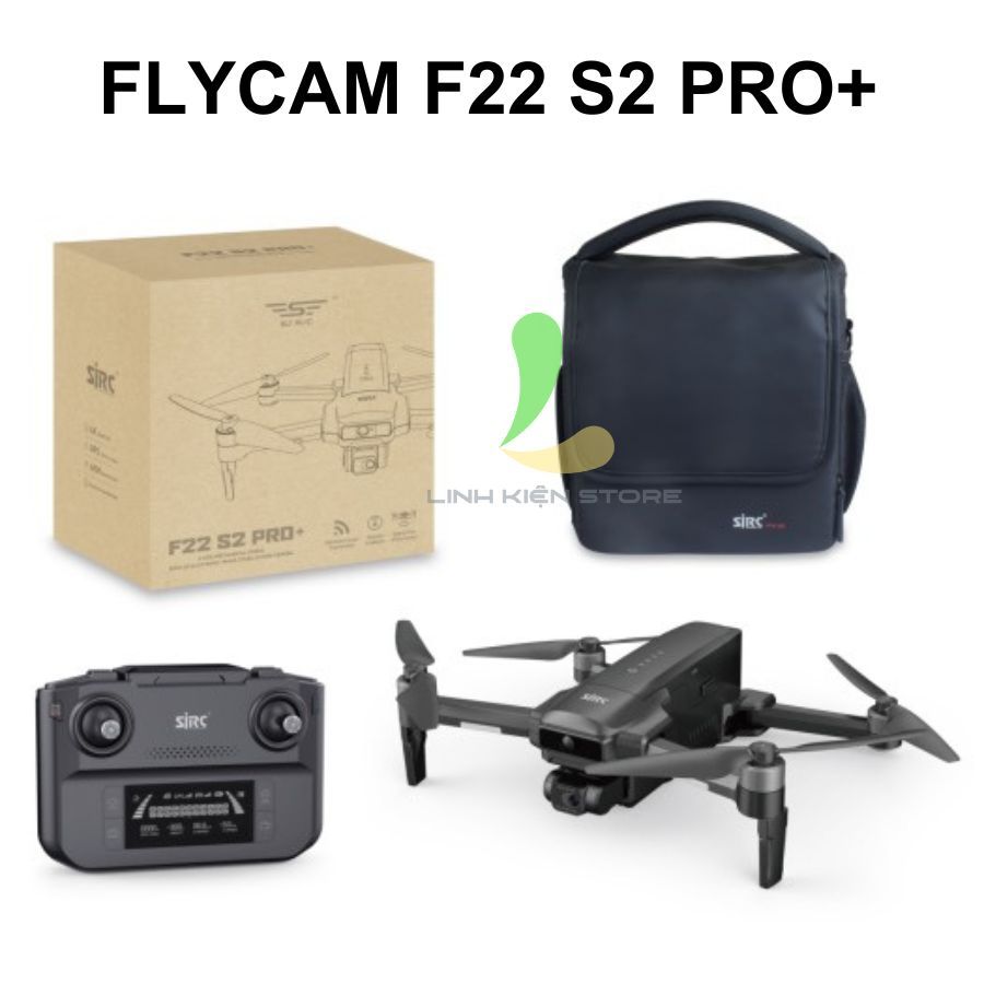 Flycam SJRC F22 S2 Pro+ mới nhất 2024 - Thiết bị bay cảm biến va chạm, bay tối đa 6km thời gian 40p | BigBuy360 - bigbuy360.vn