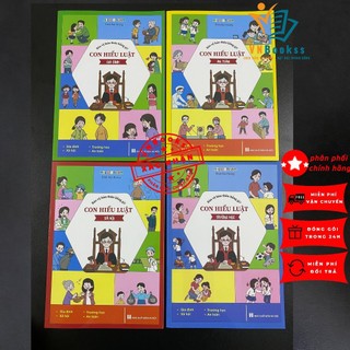 Sách - Con hiểu luật - sách tranh trọn bộ 4 cuốn
