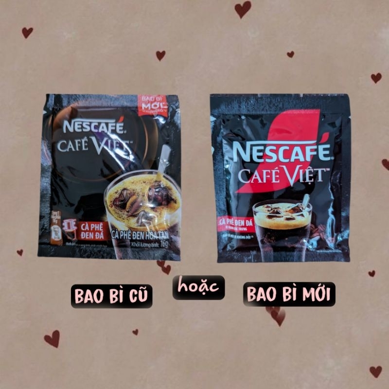 Nescafé café Việt Cà Phê Đen Đá Hoà Tan
