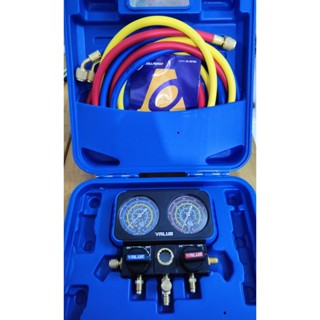 Đồng hồ gas đôi Value VRM2-B chuyên sử dụng đo áp suất máy lạnh và tủ lạnh