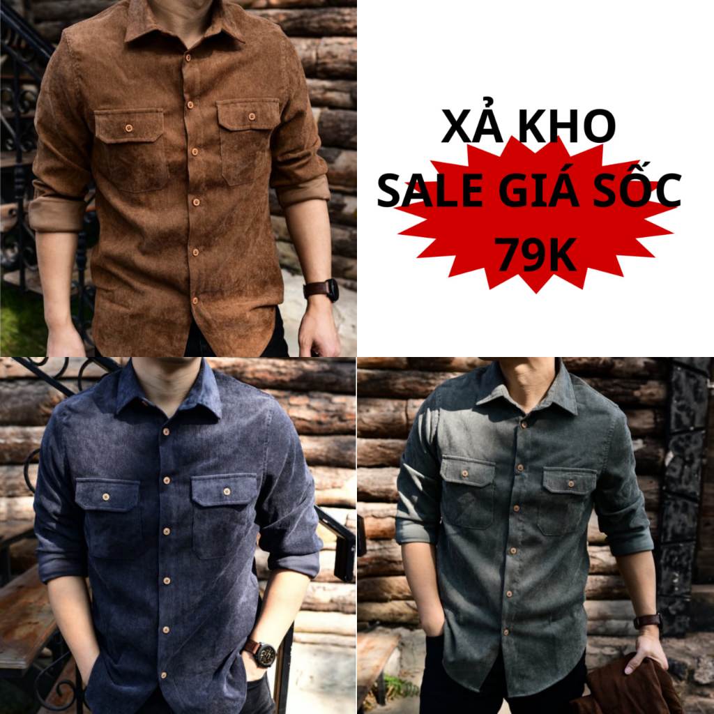 [ XẢ KHO GIÁ TRẢI NGHIỆM 79K ] ÁO SƠ MI SILENCETSHIRT HÀNG XẢ KHO