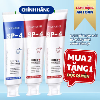 Kem đánh răng trắng răng sp4 làm trắng răng thơm miệng bảo vệ lợi sạch mảng bám
