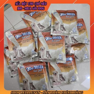 Sữa bột cho chó mèo BIO Milk gói 100g
