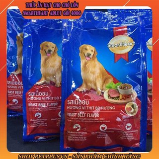 Thức ăn cho chó lớn Smartheart vị thịt bò nướng gói 400g