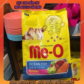 Thức ăn cho mèo con Me-O gói 1,1kg vị cá biển