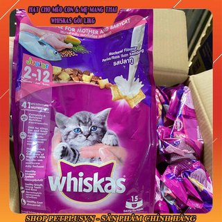 Thức ăn cho mèo con Whiskas Junior gói 1,1kg