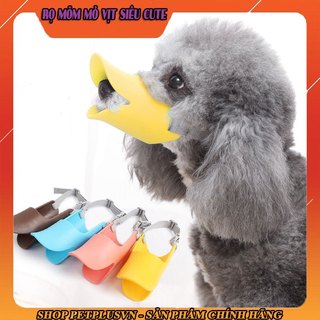 Rọ mõm mỏ vịt cho chó đáng iu, ngộ nghĩnh