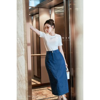 Áo Thun Tăm Nữ My Way Ngắn Tay Basic 2MAT206