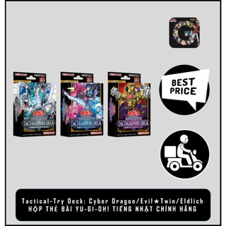 Bộ Bài Chính Hãng Yugioh Phiên Bản Tiếng Nhật: Tactical-Try Deck - Cyber Dragon/Evil★Twin/Eldlich