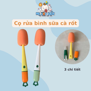 Cọ rửa bình sữa cà rốt thông minh 3 trong 1