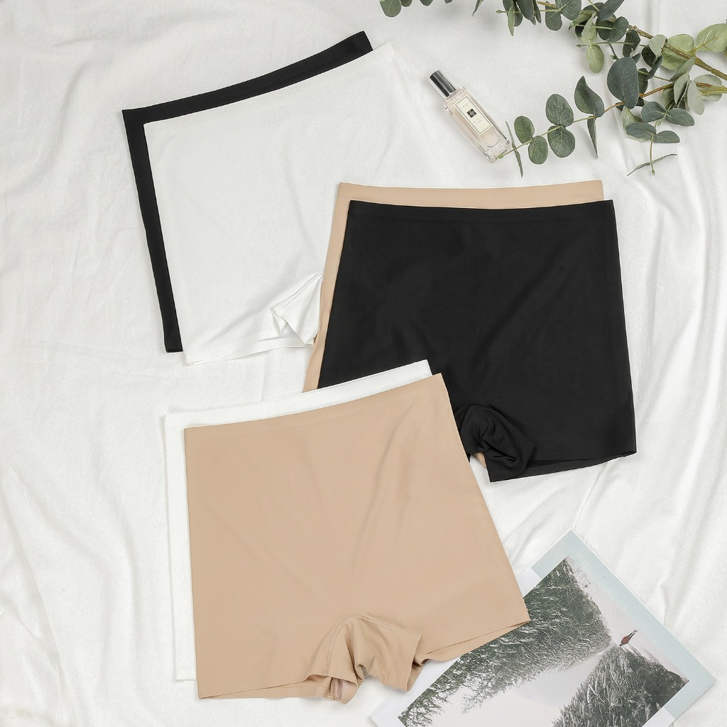 Quần lót đùi su mặc váy không đường may không lộ viền co dãn, quần mặc váy su đúc không ngấn - QD710