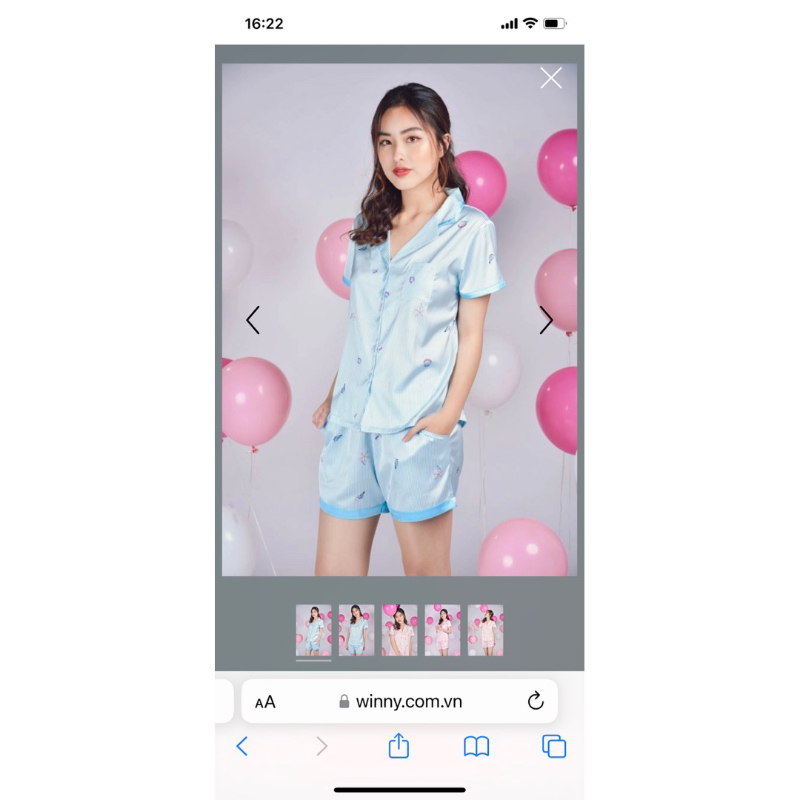 BỘ ĐỒ MẶC NHÀ XUÂN HÈ - WINNY 206003