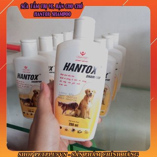 Sữa tắm trị ve rận chó mèo Hantox shampoo
