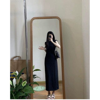 Váy maxi đệm vai