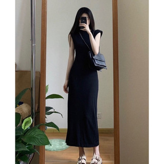 Váy maxi đệm vai