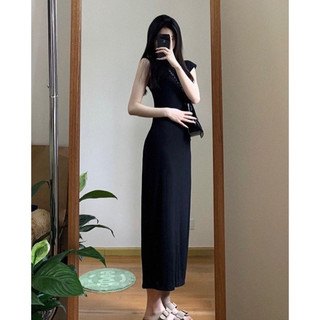 Váy maxi đệm vai