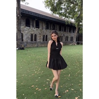 đầm tk yếm bèo nơ đá hle