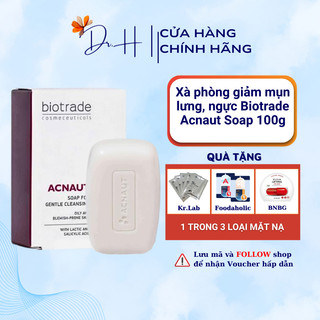 Xà phòng giảm mụn lưng, ngực Acnaut Biotrade Acnaut Soap 100g