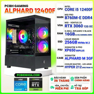 Máy tính -pcbh gaming 12400f 3060 -36t