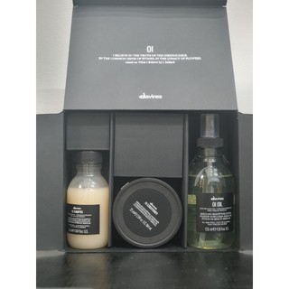 Set dầu gội du lịch và tinh dầu dưỡng phục hồi tóc oi davines chính hãng