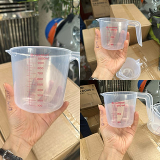 Ca nhựa 100ml 250ml 500mm 1000ml , ca nhựa đong định lương, ca nhựa pha chế