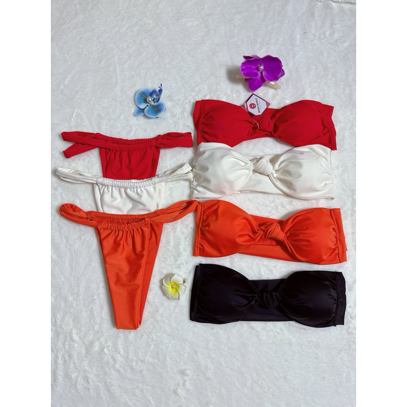 Bikini 2 Mảnh Sexy Cột Dây Nơ Quần Lọt Khe Đan Dây Mảnh Tôn Dáng Quyến Rũ Hot Trend Đi Biển | BigBuy360 - bigbuy360.vn