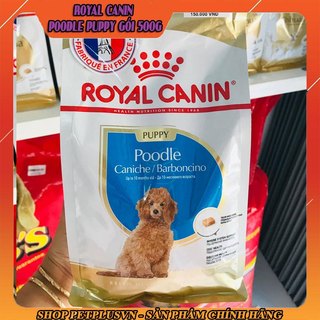 Thức ăn Royal Canin Poodle Puppy gói 500g