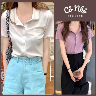 Áo Thun Polo Bigsize Nữ,Áo Thun Vạc Ngang Viền Cuốn Biên Vải Gân Tăm Co Giãn Thấm Hút Mồ Hôi G126