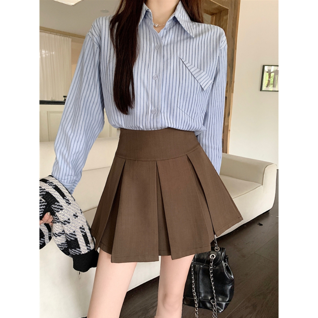 Chân Váy Xếp Ly Bigsize Nữ Dáng Váy Tennis Có Lót Bảo Hộ Vải Tây Đúng Form Tôn Dáng CV405 | BigBuy360 - bigbuy360.vn